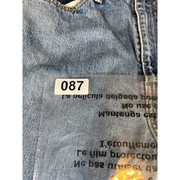 Levis Jeans Mens 38x29 Blue 505 Regular Straight Stretch Denim - Picture 5 of 5